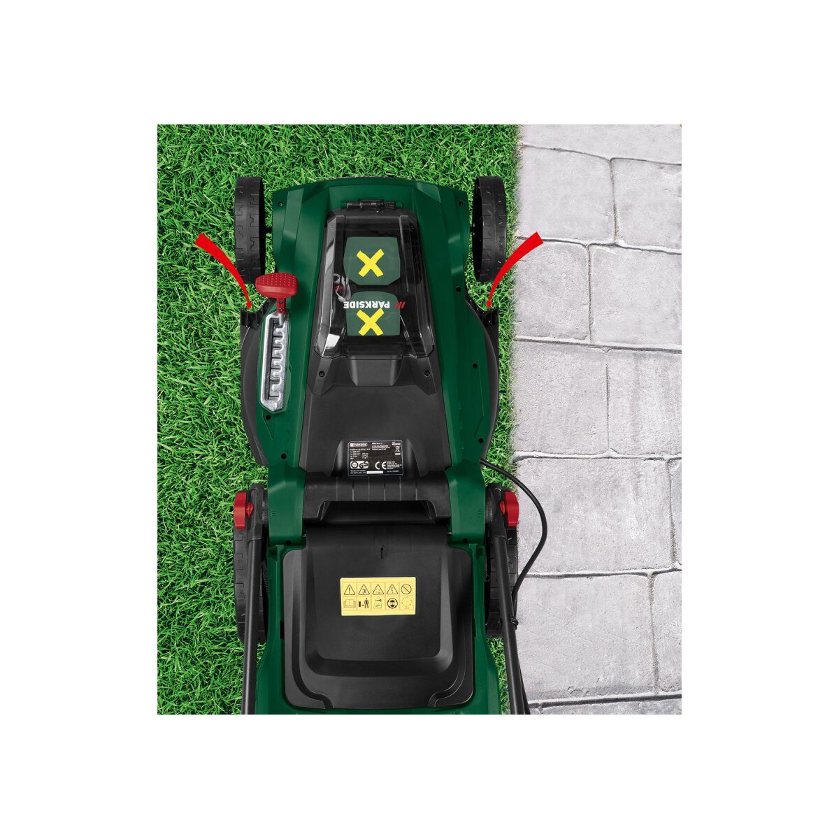 PARKSIDE® 40 V Akku-Rasenmäher »PRMA 40-Li C1«, ohne Akku und Ladegerät gebraucht