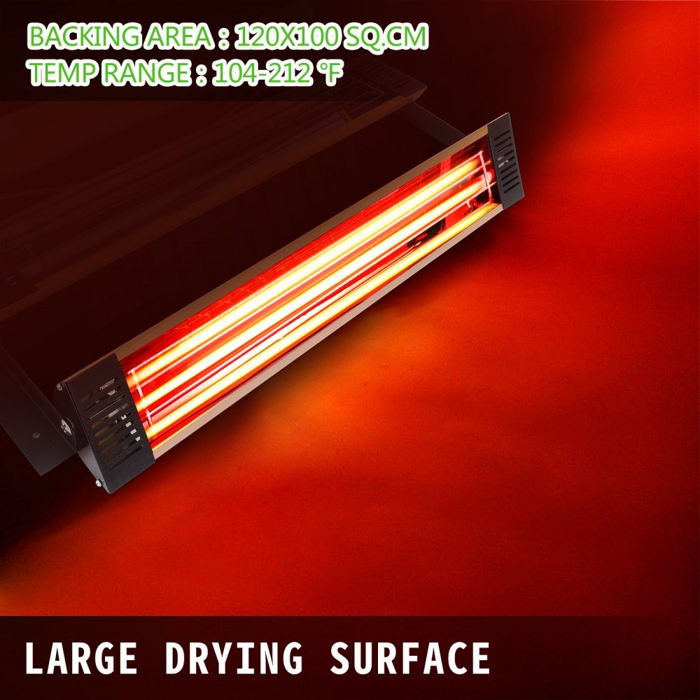 3x paint dryer radiator infrared heater infrared lamp 3kW