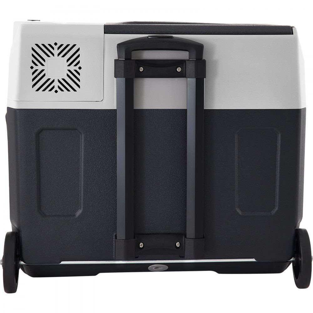 50L Car Fridge Compressor Cooler Box Stainless Steel Holiday Insulated Box Mini Fridge Cooler Box Car and Socket
