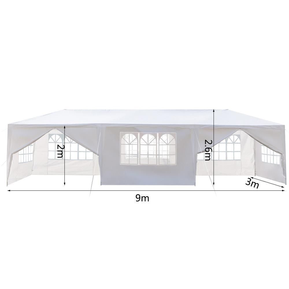 Event Partyzelt Gartenzelt Camping Pavillon Gartenpavillon Bierzelt 3x9m