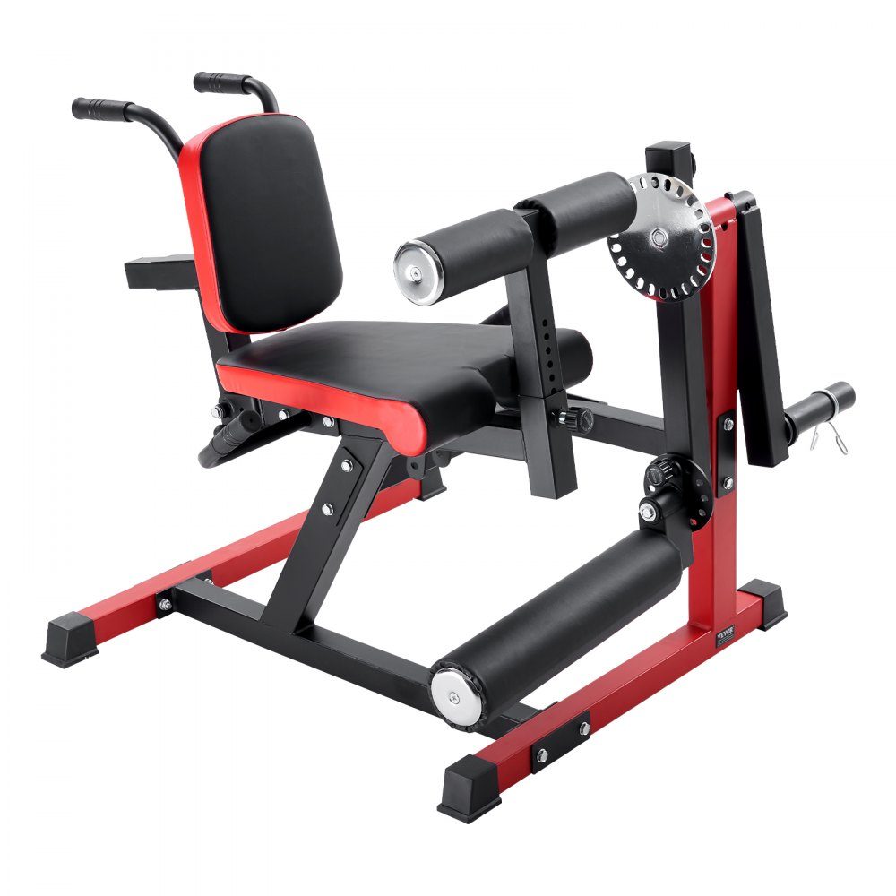Leg Extension and Curl Machine, Seated Leg Twist Extension for Thighs, Adjustable Device for Special Lower Body Exercises, Home Gym Training Bench, 250kg Load Capacity