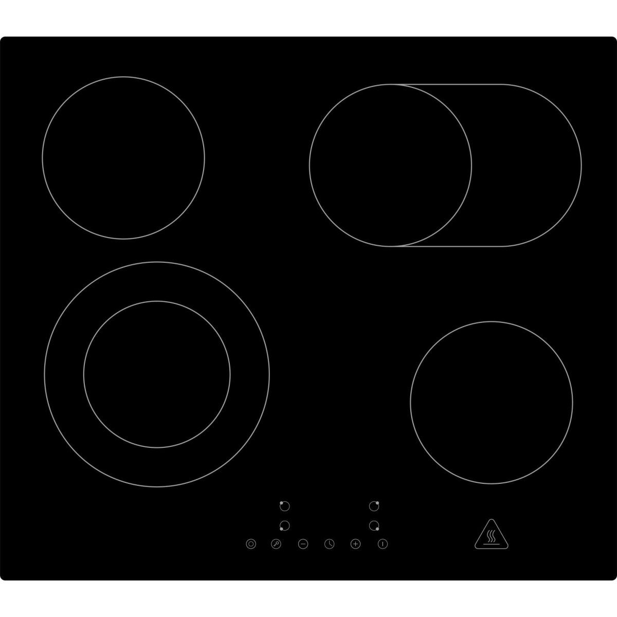 respekta KM5500-28 glass ceramic hob, 60 cm