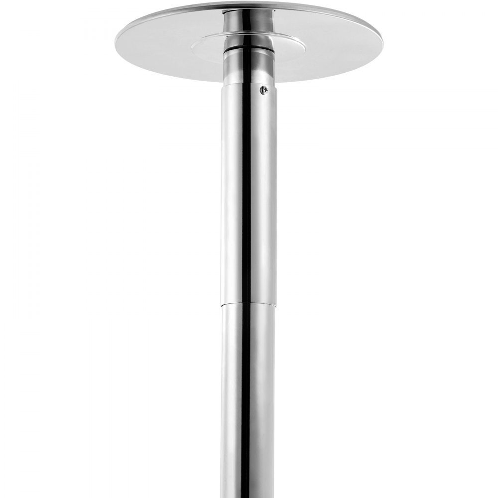 Professional Dance Pole, Pole Dance Portable Dance Pole Professional Approx. 88"-112" Height Adjustable Removable Fitness Pole Spinning Fitness Silver, Dance Pole Gyms, Clubs, Parties