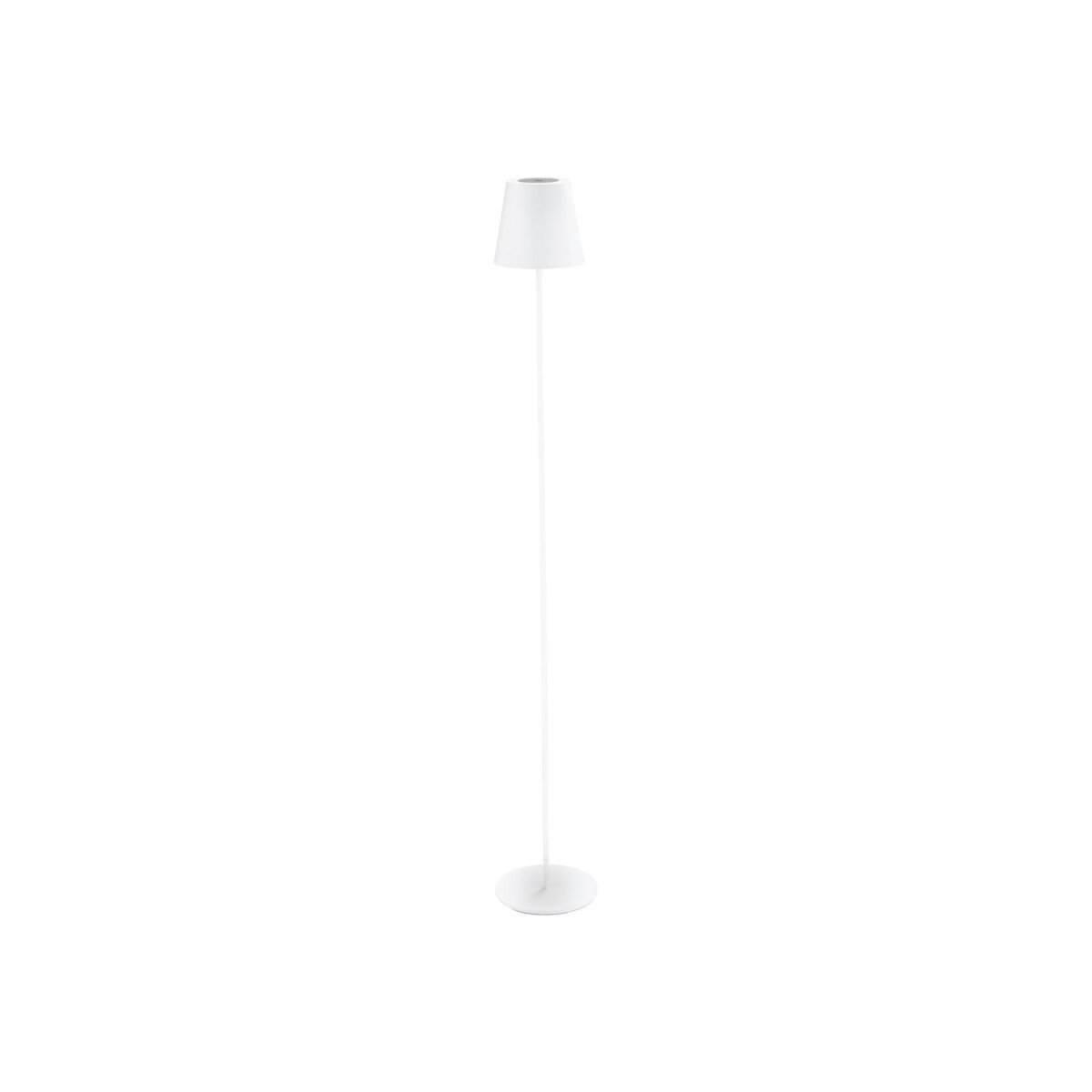 Lampa podłogowa LED LIVARNO home na akumulator, ze ściemniaczem USB i dotykowym, biała