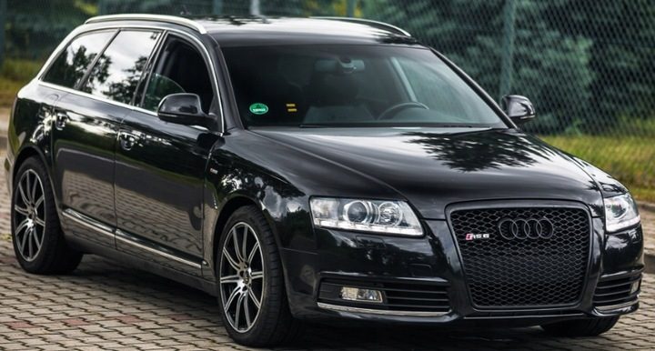 AUDI A6 C6 09-11 GRILL RS LOOK BLACK Edition Komplettset S-line