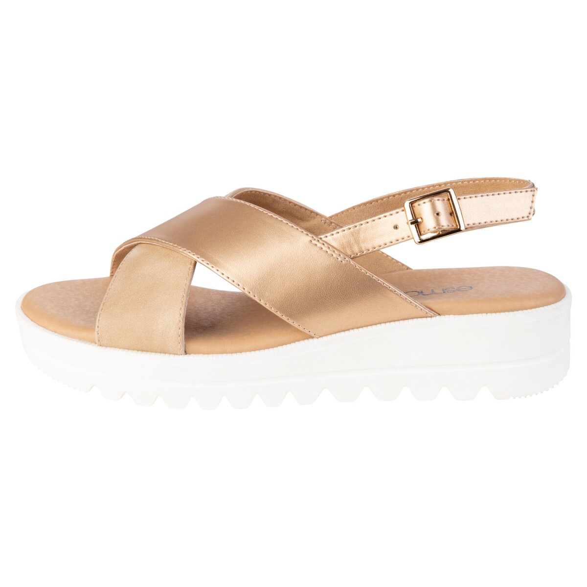 esmara® Damen Sandalen mit modischem Keilabsatz (Taupe, 37) esmara® Damen Sandalen mit modischem Keilabsatz (Taupe, 37)