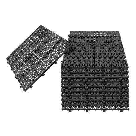11x dalles de plate-forme, dalles de sol pour atelier, garage, salle de fitness, dalles de sol pour balcon et jardin, 1 m²