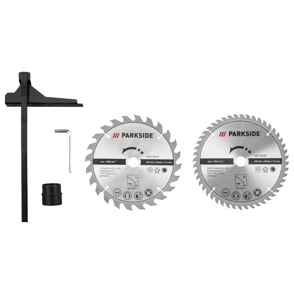 PARKSIDE® handcirkelzaag »PHKS 1350 E4«