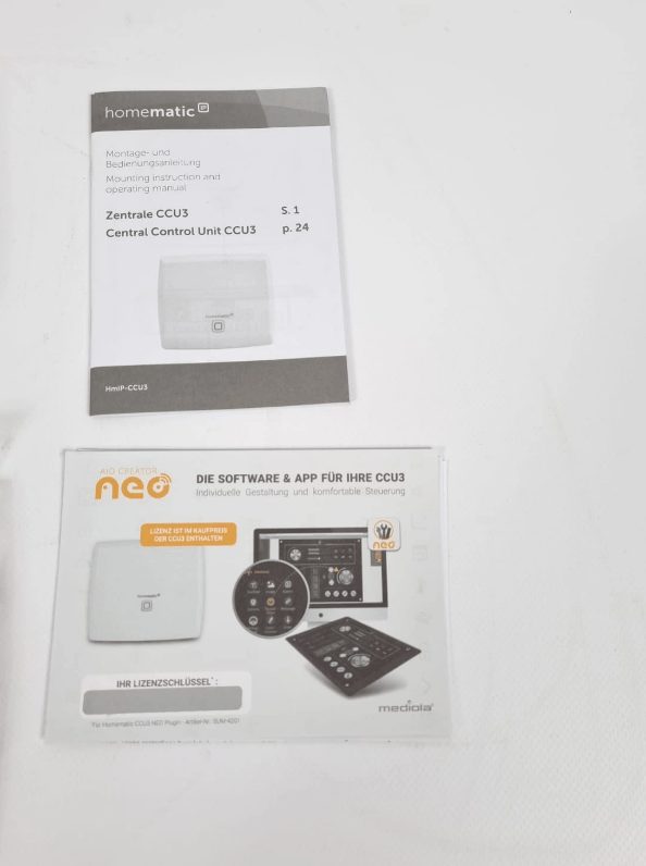 %SALE% Centrum sterowania radiowego HomeMatic IP CCU3, bramka (151965A0) z licencją NEO