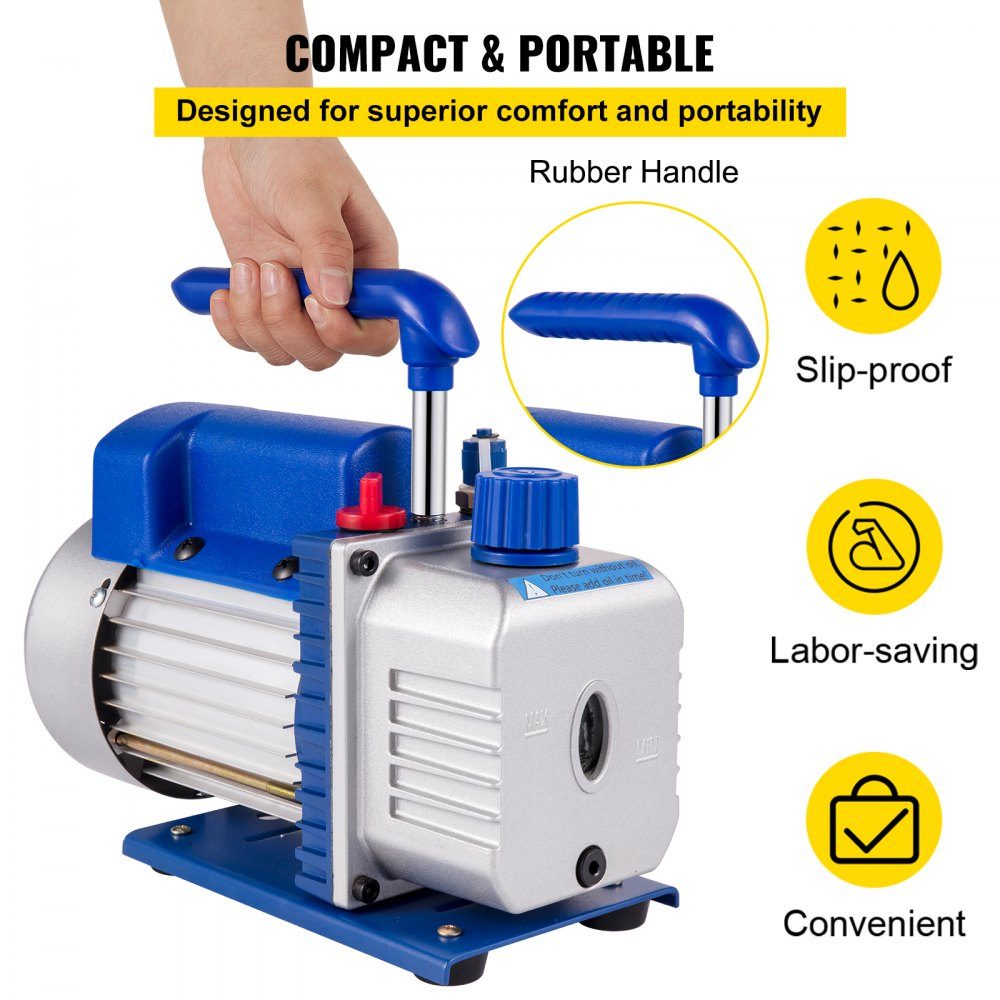 3CFM Vakuumpumpe, 1/4HP Vakuumpumpe, 220 V Vakuumpumpe, Vakuumgerätepumpe, 50HZ Vakuumpumpe, Vakuumgerätepumpe