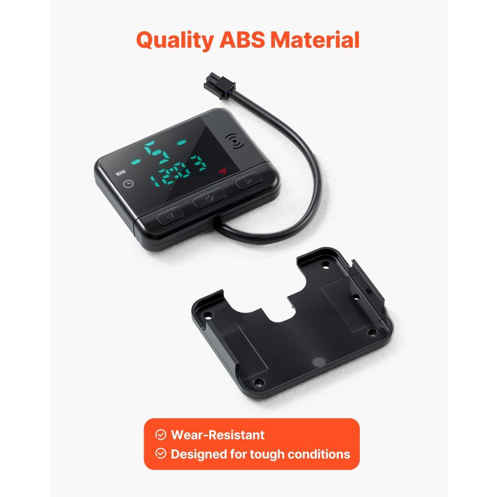 Diesel Air Heater Controller, DC 5V Universal Diesel Heater Thermostat Switch, Auxiliary Heater Controller with LCD Display and Remote Control, Diesel Heater Switch for 2kW/5kW/8kW Auxiliary Heaters