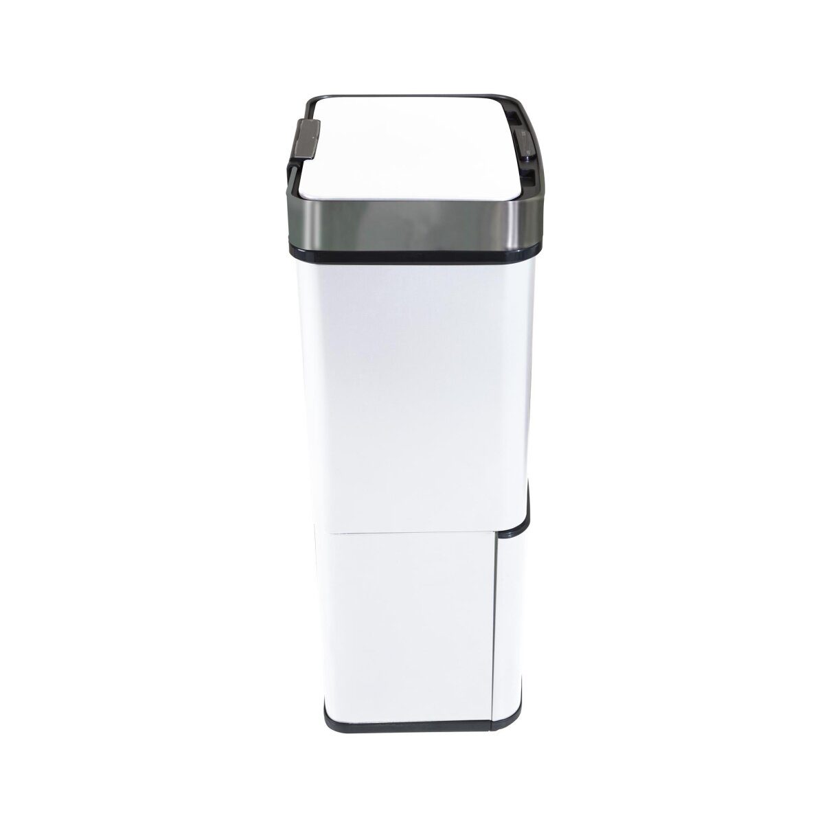 Poubelle à capteur Ribelli, 4 compartiments, 72 L, blanc