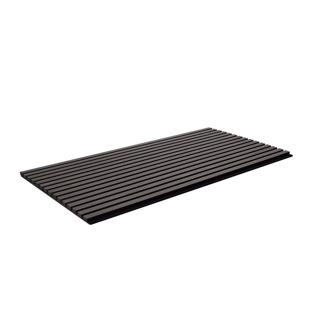 Akoestische panelen 1200x600x21mm MDF Accent houten wandpanelen voor moderne interieur wanddecoratie Akoestische panelen Kunsthouten wandpanelen voor ruisonderdrukking Zwart eiken – Artikelnr. HT-23101