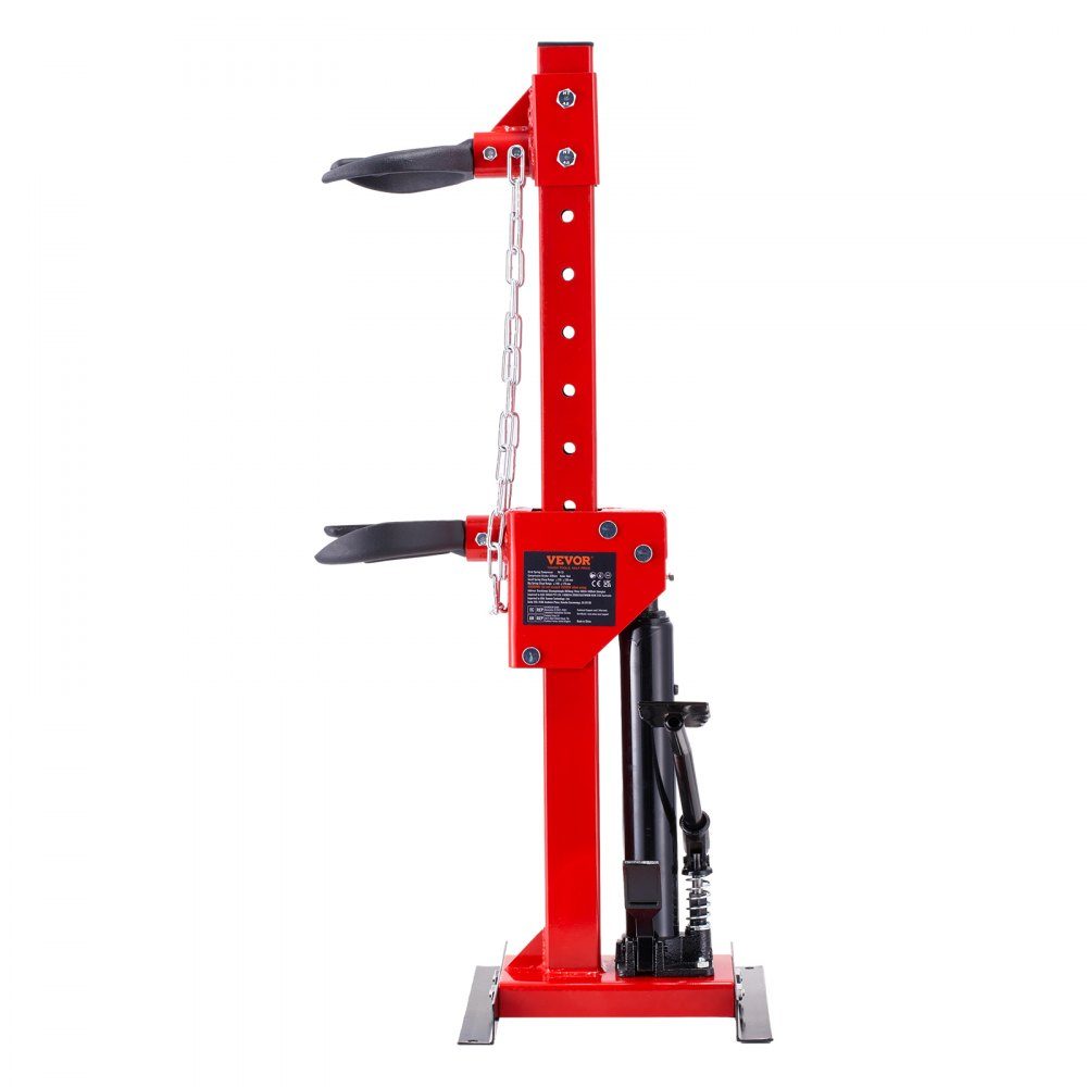 4.5 Ton Car Tool Hydraulic Spring Compressor 1 Ton Rated Pressure Strut Clamp 11-13cm and 14-17cm Spring Lock Shock Absorber Tensioner with Leakproof Hydraulic Pump