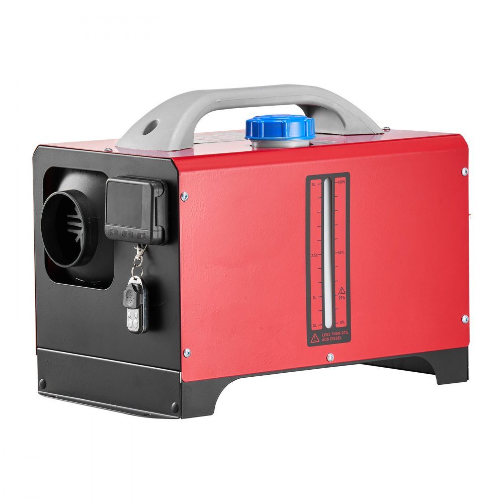 Diesel heater diesel air heater 5-8KW 12-24V with remote control, diesel air additional heater - quick heating with LCD display & preheating function