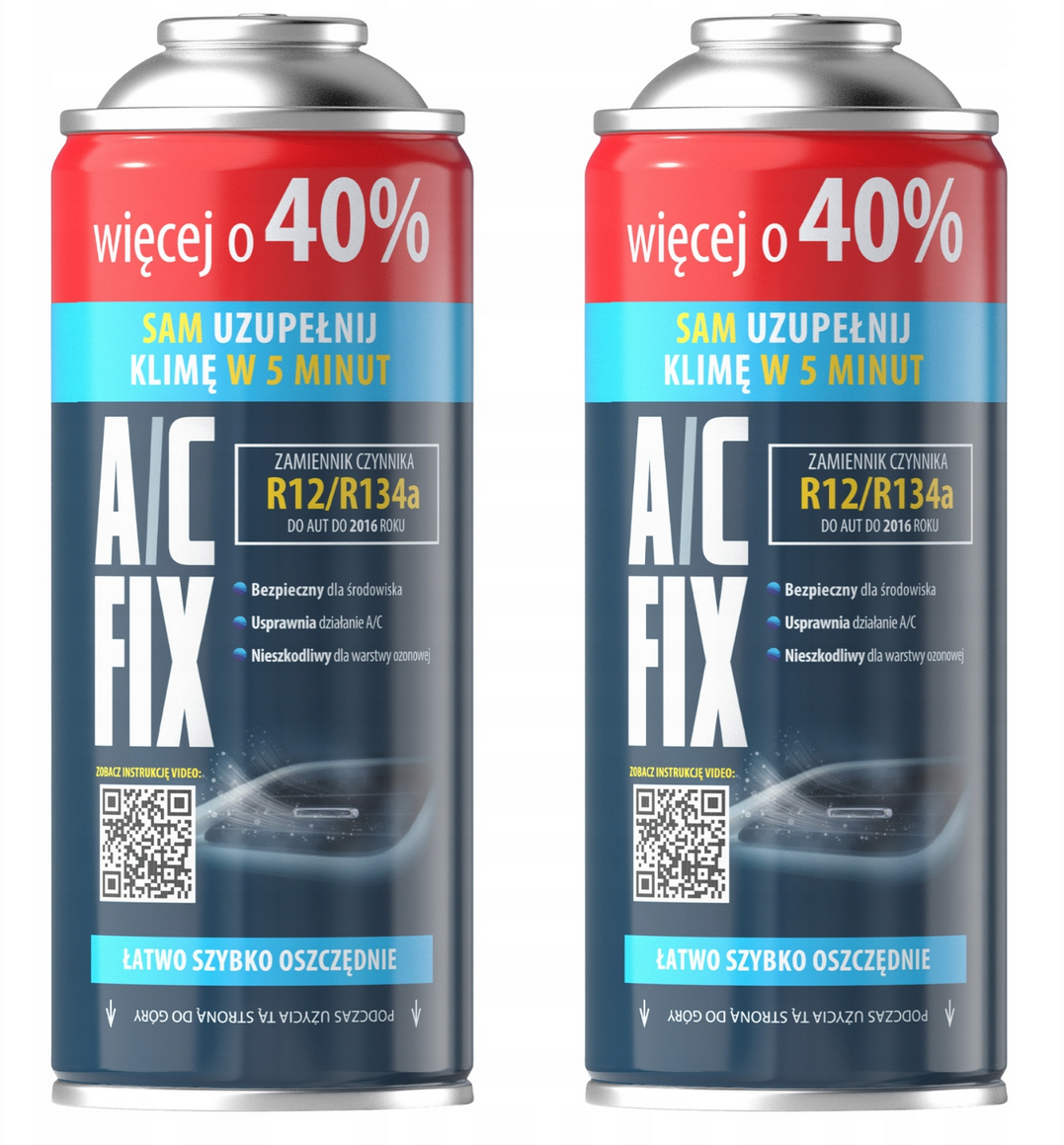A/C FIX AC FIX R134A XL CZYNNIK KLIMATYZACJI DO SAMOCHODU 2SZT – Réf. HT-47707