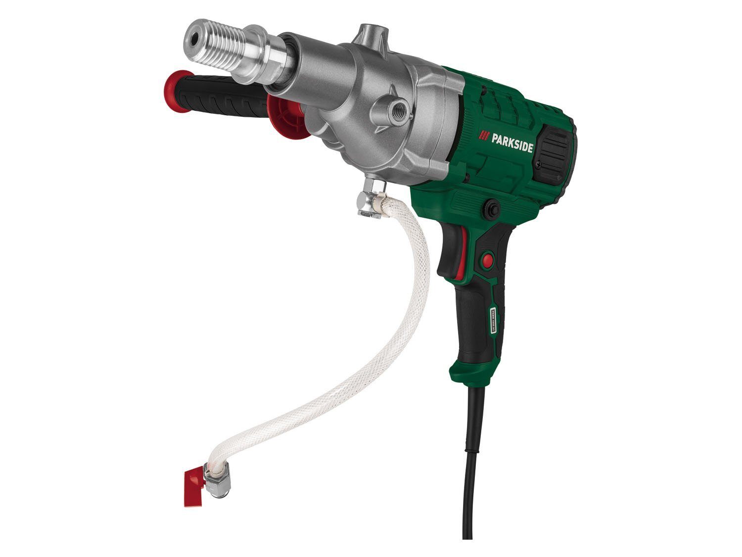 XXL starter set core drill 1800 W, 120 mm drilling diameter mit 12-teiligem drill set