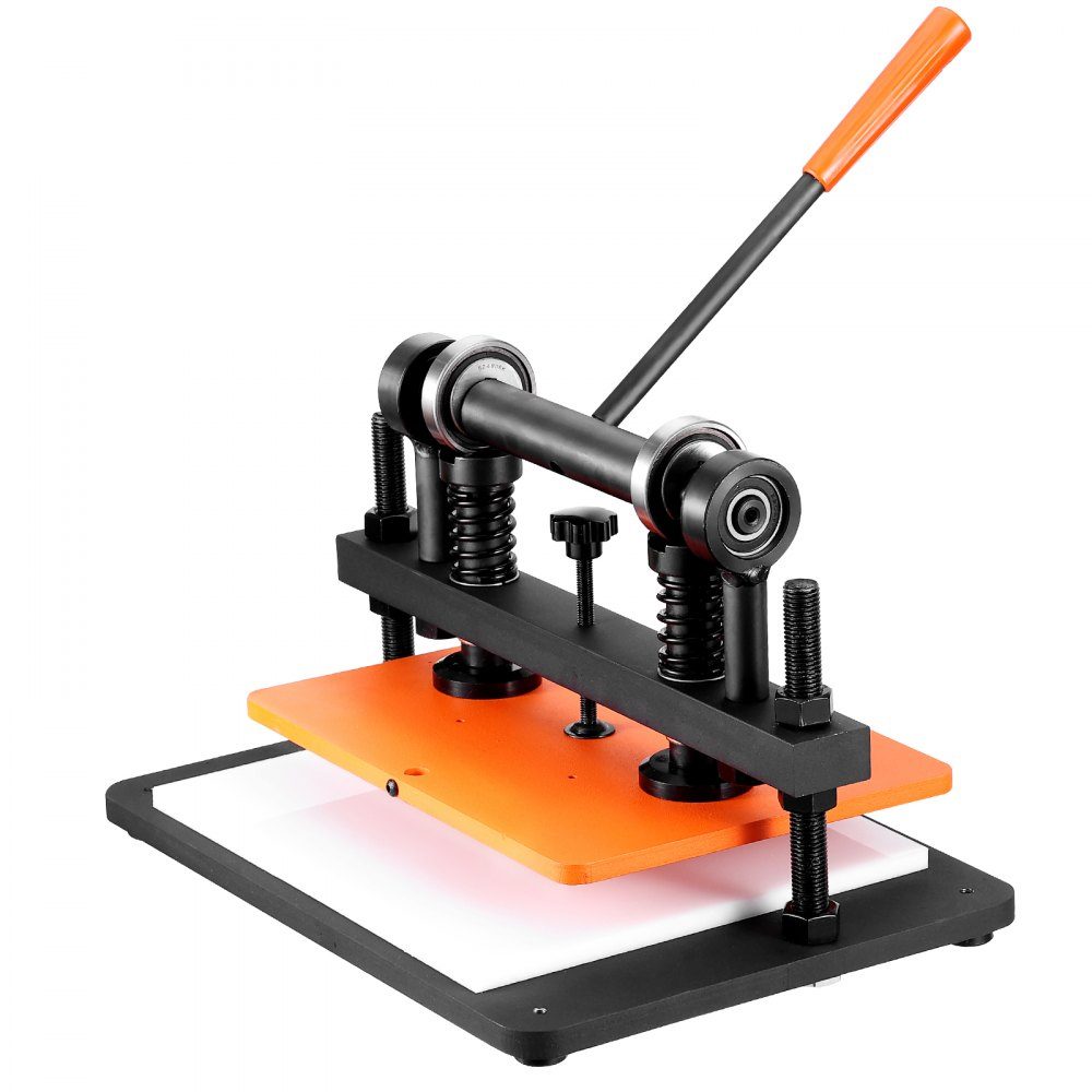 Leather Punching Machine Manual Leather Cutting Machine 36x26cm, Leather Embossing Machine 1.5t Heavy Duty Leather Punching Machine Suitable for leather, PVC/EVA foam, non-adhesive materials