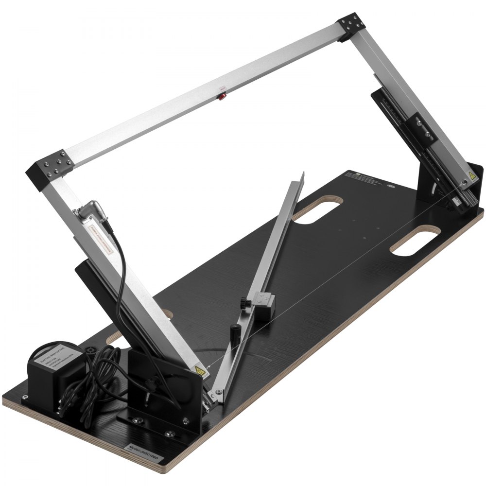 Piepschuimsnijder, 200 W schuimsnijder van aluminiumlegering, 360 ℃ piepschuimsnijder van nikkelchroomlegering, 38 V uitgangsspanning, snijdikte 420 mm. Groefmachine voor professionals of doe-het-zelvers
