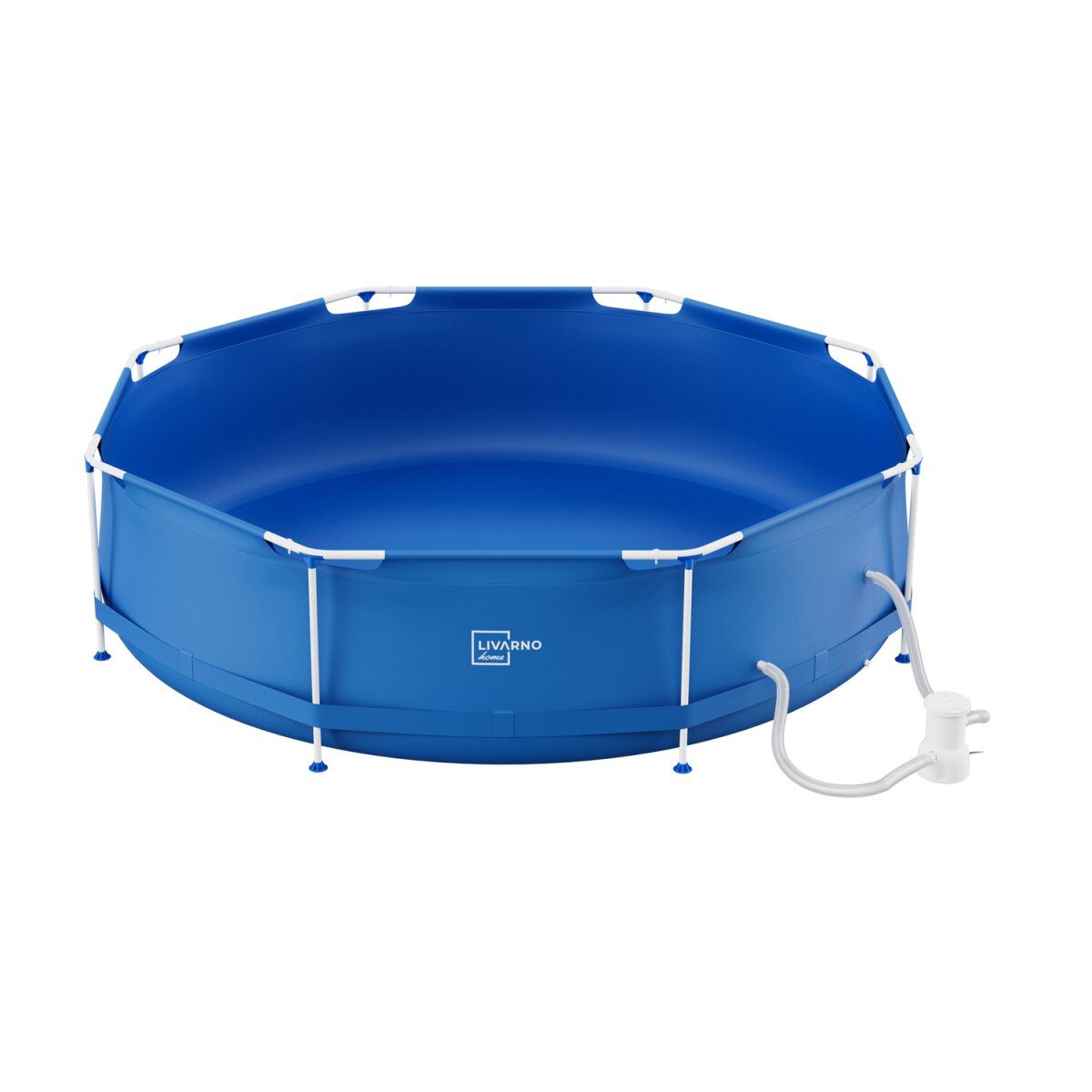 LIVARNO home zwembad met metalen frame, Ø 300 x H 76 cm