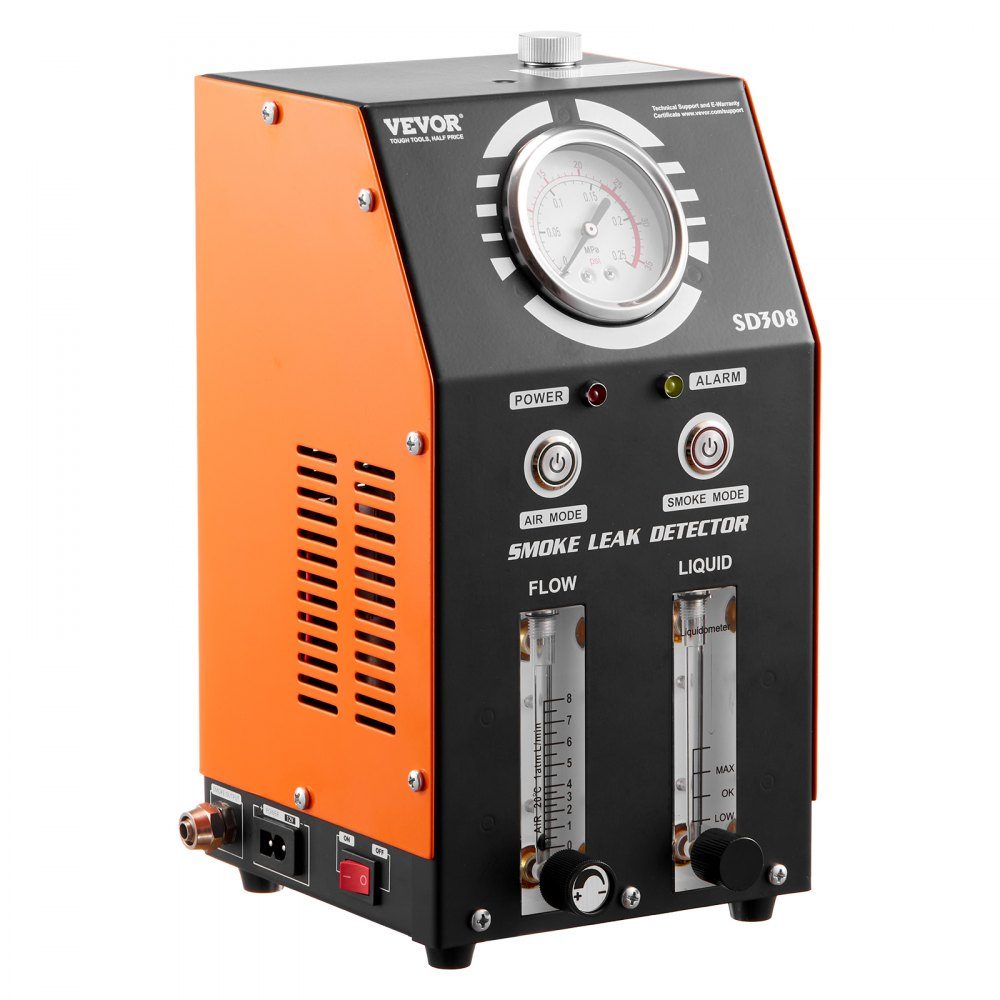 Auto-Nebelmaschine, Rauchmaschinen-Leckdetektor 8 l/min, Auto-Nebelmaschine, Luftmodus und Rauchmodus, zwei Modelle, Leckdetektor mit Manometer und Luftpumpen, Kraftstofftankprüfung