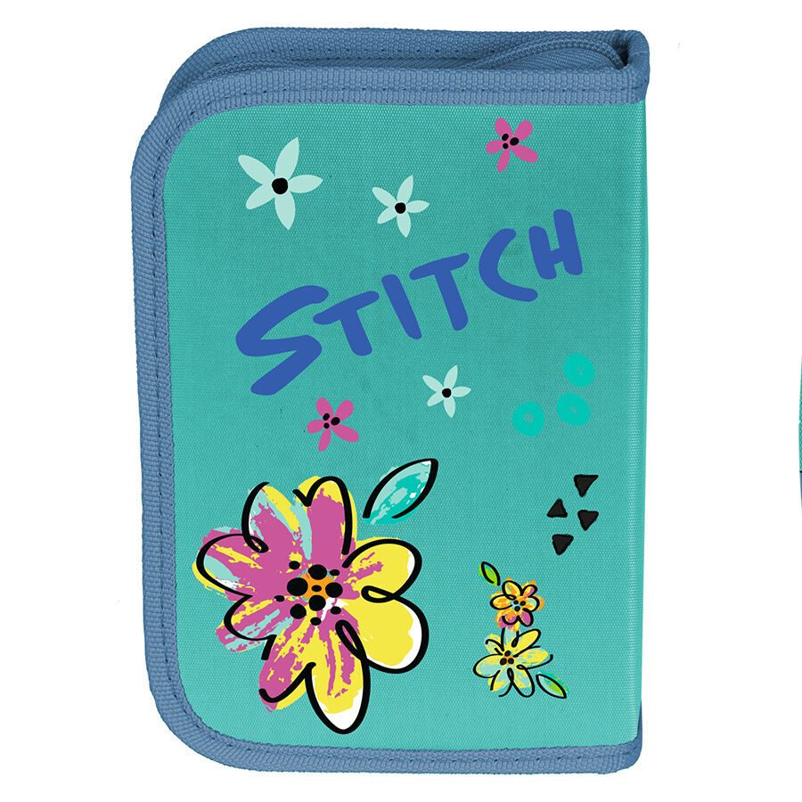 Federmäppchen mit Accessoires Flowers Stitch Blumen