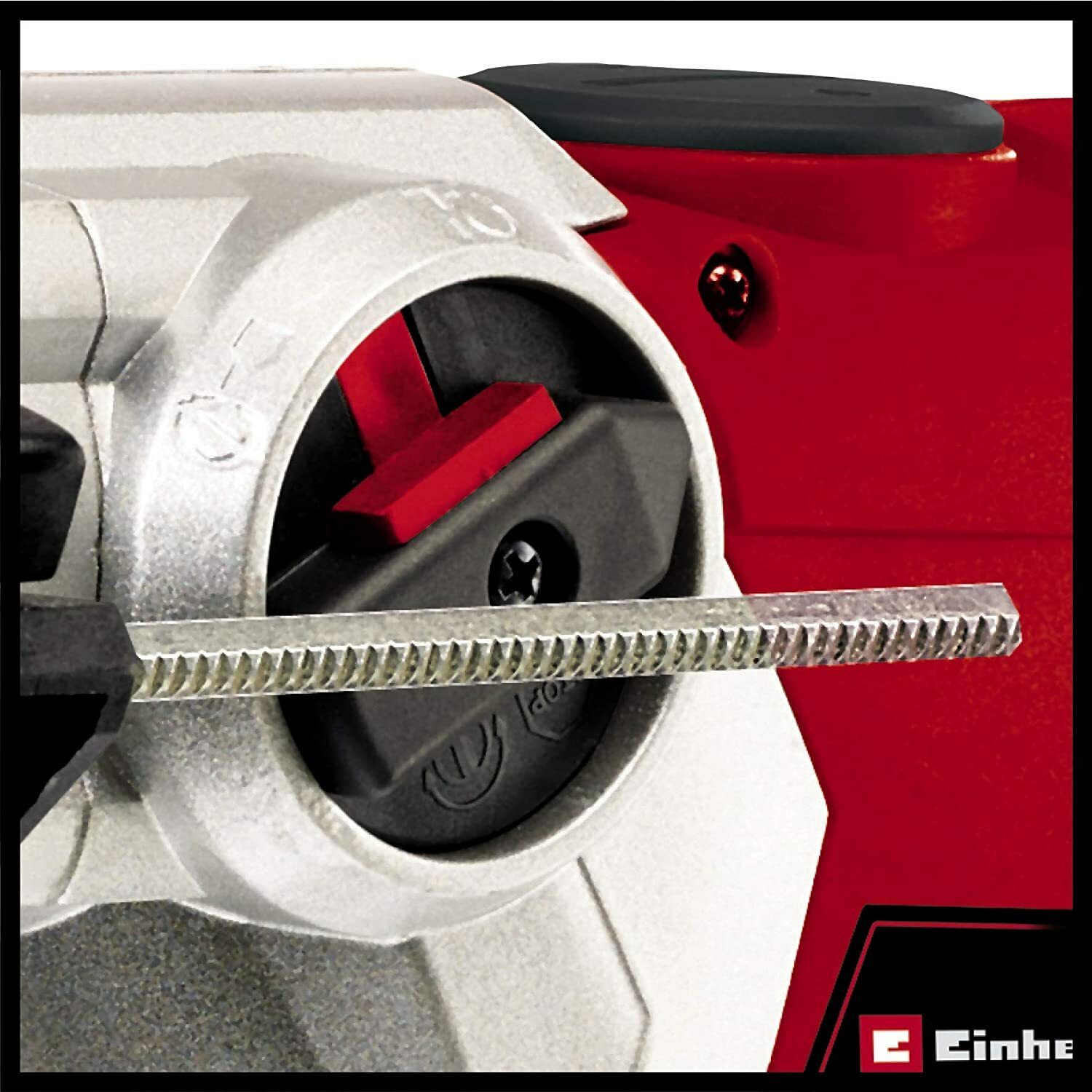 Einhell TE-RH 32 4F Hammerbohrer-Set (1250 W, 5,0 Joule, 32 mm Bohrleistung in Beton, SDS-Plus, Antivibrationsgriff, inkl. E-Box, 3 Bohrer, Spitz- und Flachmeißel)