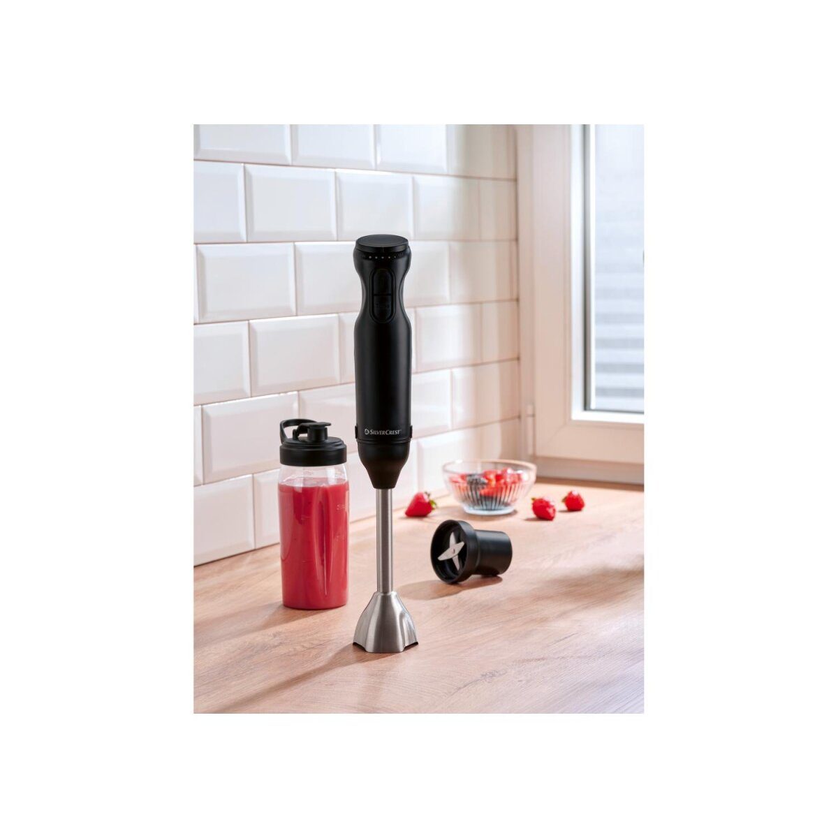 SILVERCREST® Stabmixer Kunststoff mit Smoothiemakeraufsatz SSSM 600