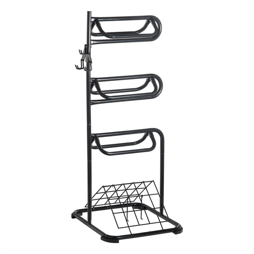 Freestanding saddle stand, 3 tier saddle stand, heavy duty saddle cover stand, removable and rotating, English and western saddle stand for saddle room organization