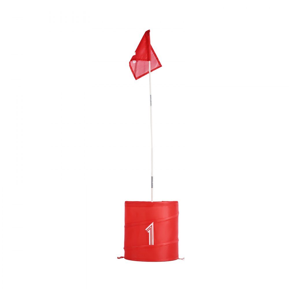 Golfspiel-Set, 3-Loch-Golfplatz, Golf-Übungsspiele im Eimer, Outdoor-Golf-Chipping-Spiel, tragbares Outdoor-Golfspiel für Rasen, Hof, Camping, Park, Strand