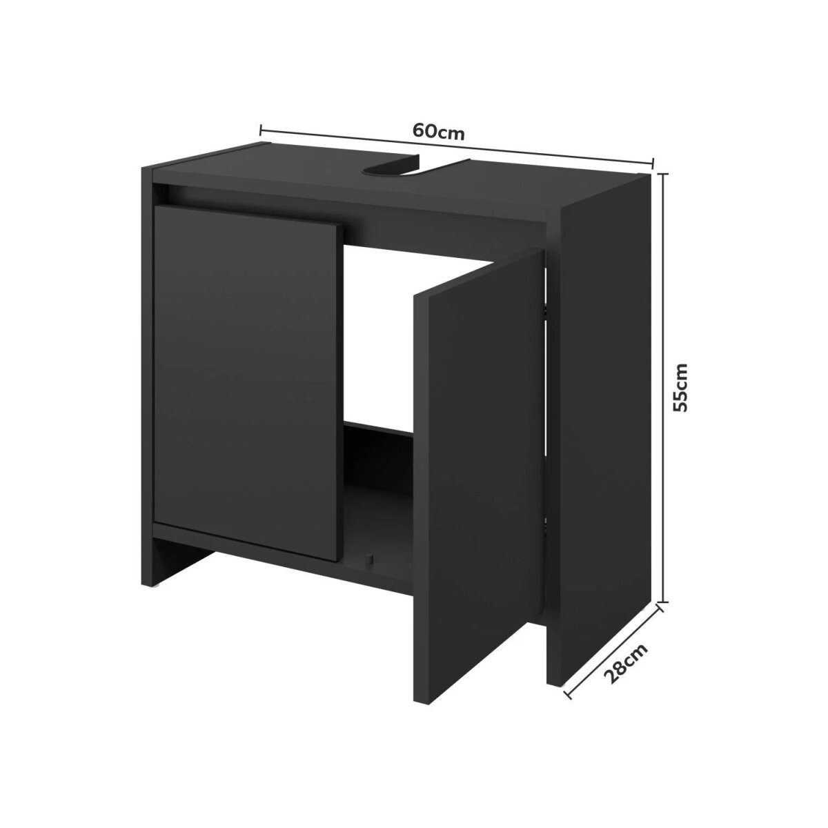 LIVARNO® Bad-Waschbeckenunterschrank »Oslo«