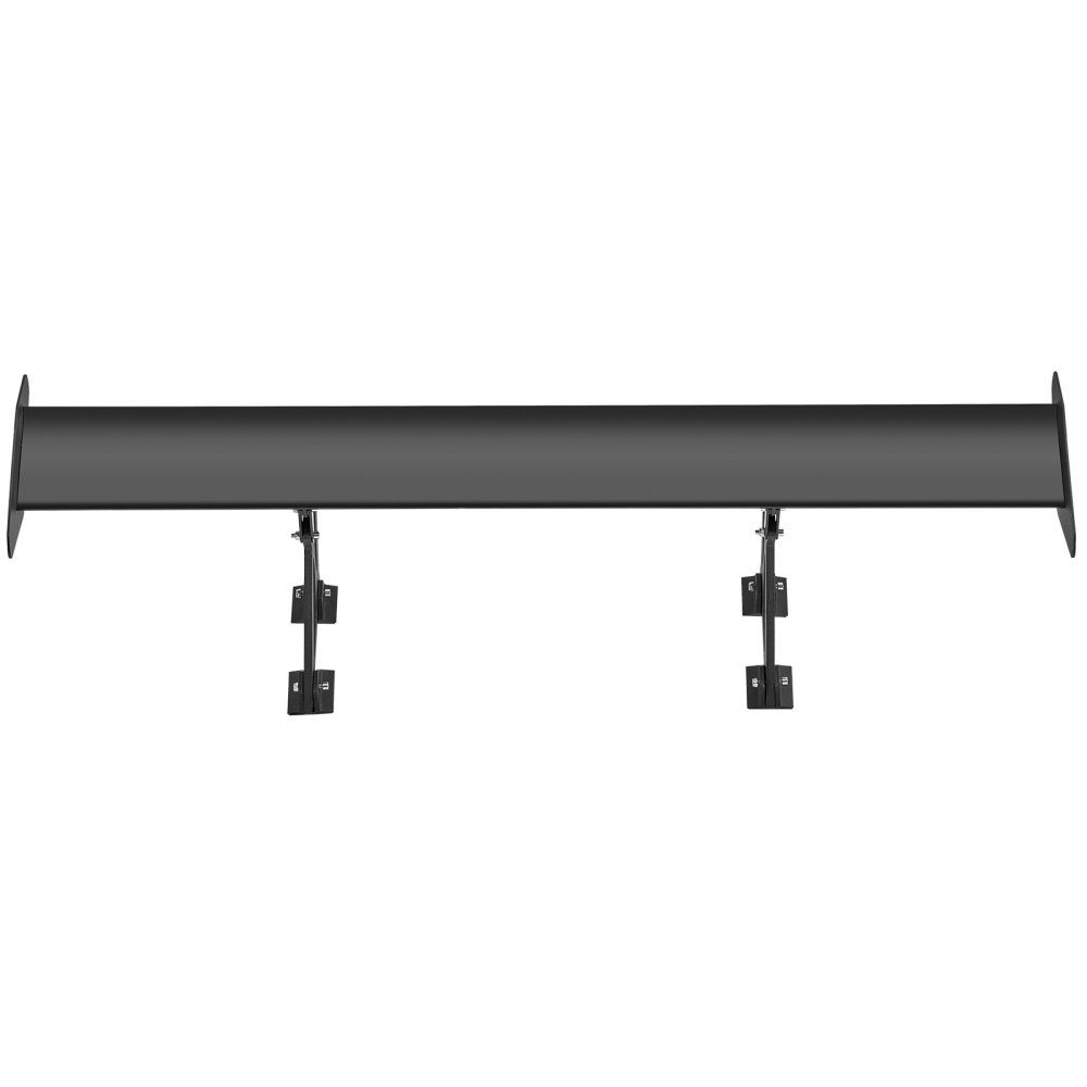 GT Wing autospoiler, 43,3 inch universele enkeldekspoiler, verstelbare lichtgewicht aluminium auto achterspoilervleugel, racespoiler BGW/JDM Drift Zwart