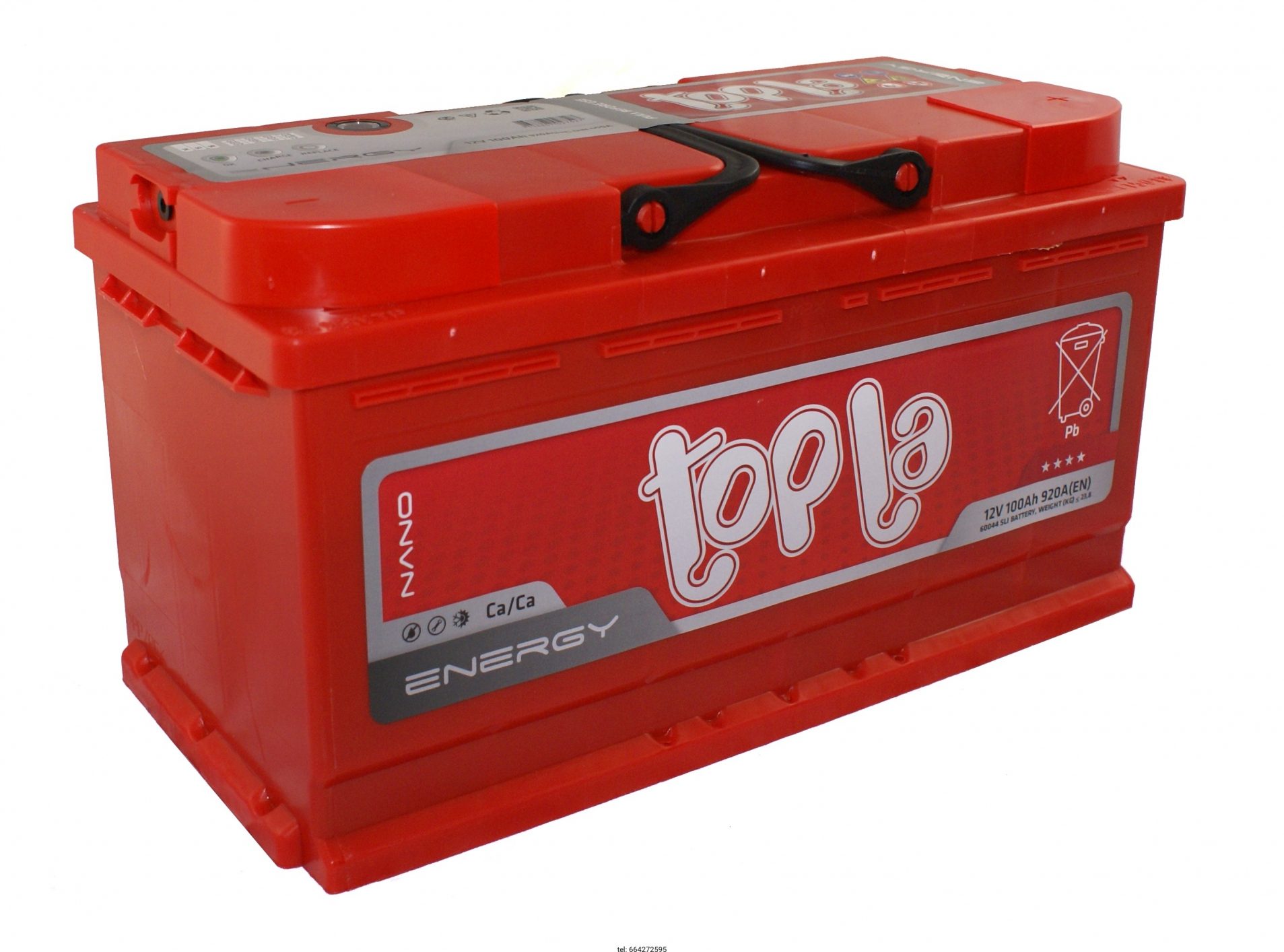 Topla Energy 100ah 900a P+ – Artikelnr. 108400