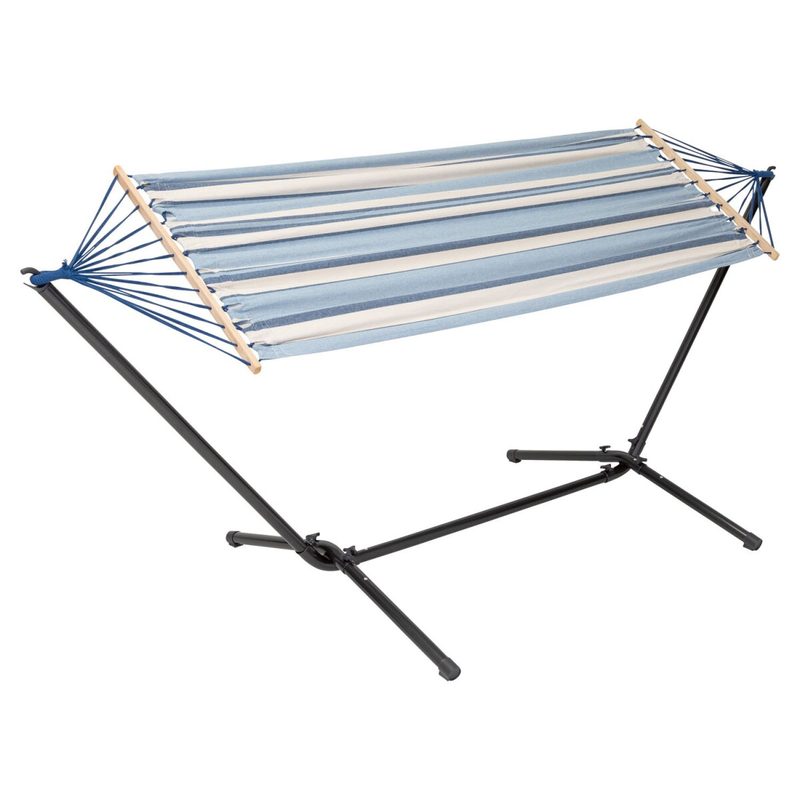 LIVARNO huishangmat, met frame, blauwe strepen