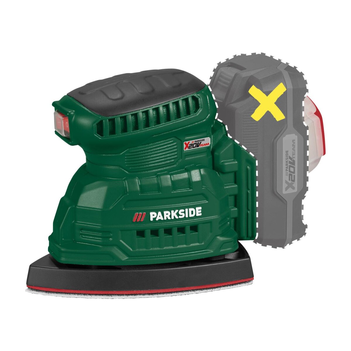 Ponceuse excentrique PARKSIDE® 20 V »PAEXSG 20-Li B1« / ponceuse multiple 20 V »PAMSG 20-Li B1«, sans batterie ni chargeur (ponceuse multiple sans fil 20 V) Ponceuse excentrique PARKSIDE® 20 V »PAEXSG 20-Li B1« / ponceuse multiple 20 V »PAMSG 20-Li B1«, sans batterie ni chargeur (ponceuse multiple sans fil 20 V)
