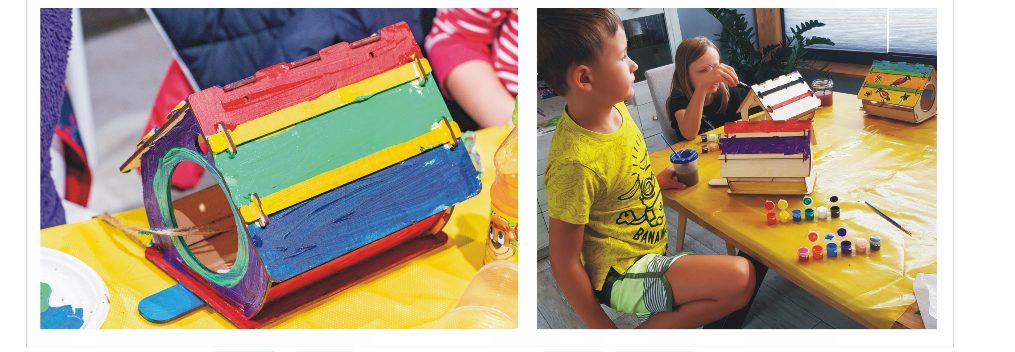 Craft Nesting Box - Bird House - Nesting Box - Bird Food Craft Set