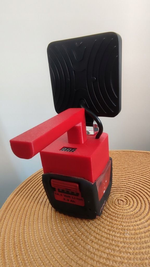 Zasilacz akumulatorowy Hilti 14,4V Latarka LED na plac budowy