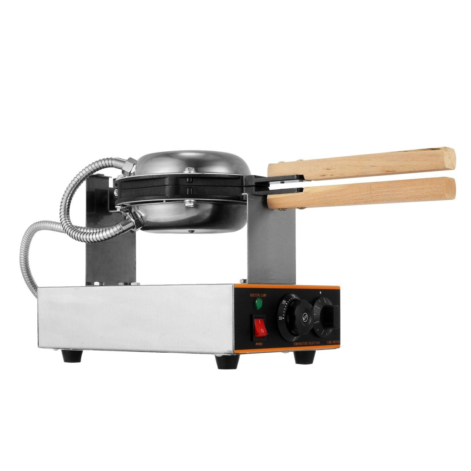Restaurant Snack Waffle Machine 1400W Waffle Machine Waffle Iron 6kg Stainless Steel