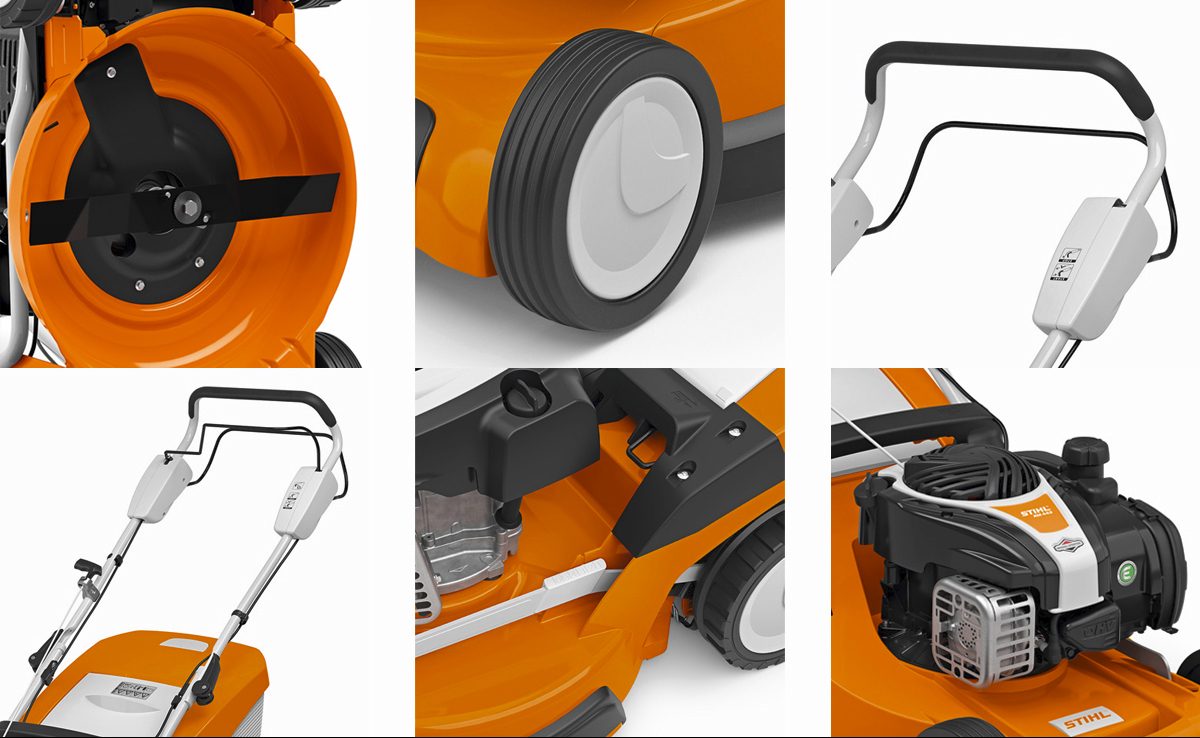 Stihl RM 2 R petrol mulching mower (2.8 HP, 46 cm)