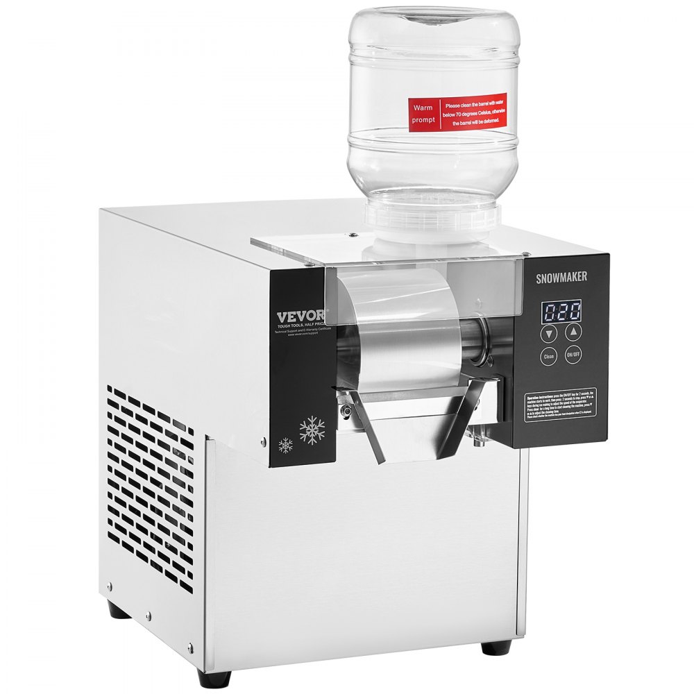 Commercial Snowflake Ice Machine Snow Ice Maker, 170kg/day Snowflake Ice Machine, Stainless Steel Ice Shaver, Electric Snow Cone Maker, Air Cooling System for Bakery Cafe Commercial Snowflake Ice Machine Snow Ice Maker, 170kg/day Snowflake Ice Machine, Stainless Steel Ice Shaver, Electric Snow Cone Maker, Air Cooling System for Bakery Cafe