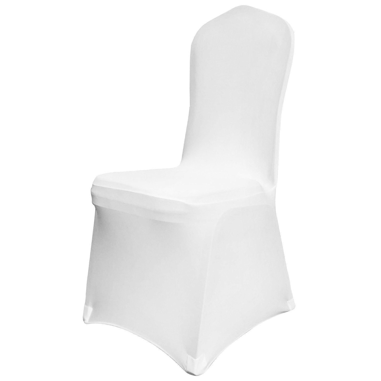 50x Universal Premium White Elegant Chair Covers Set Chair Covers Stretch Chair Covers Chair Protection Wedding Wedding Party Event