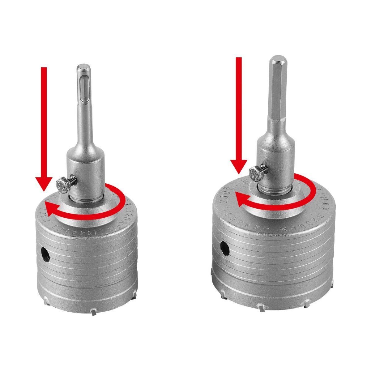 PARKSIDE® drill bit range for stone, brick and lightweight concrete