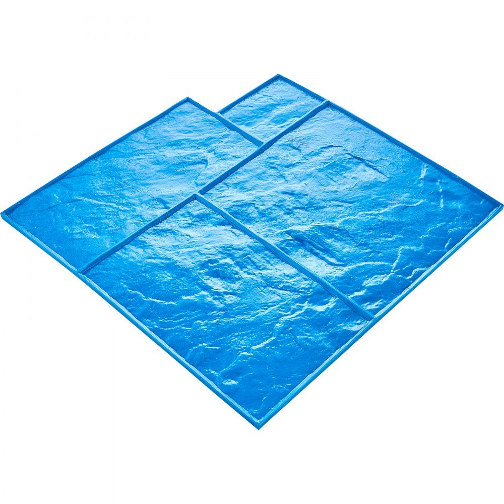 Mata do stempli betonowych 24" x 24" 7 szt. Tekstura betonu Skórka Stempel z poliuretanu Mata z teksturą płytek kamiennych Odcisk podłogi z łupków Bezszwowy stempel Formy betonowe na zewnątrz Dekoracyjny wielokolorowy