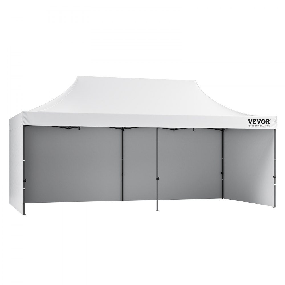 Pavillon 304,8x609,6x320cm Gartenzelt 500D PU Silberstoff Faltpavillon höhenverstellbar inkl. Aufbewahrungstasche, Partyzelt, 12–16 Personen, Pop-Up-Zelt, Gartenpavillon für Campingausflug