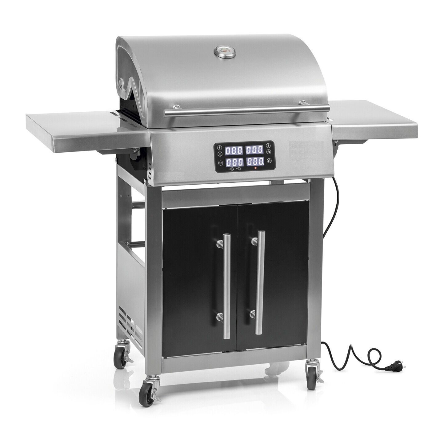 Elektrischer Grillwagen, elektrischer Gartengrill, BBQ-Grill, Grillstation