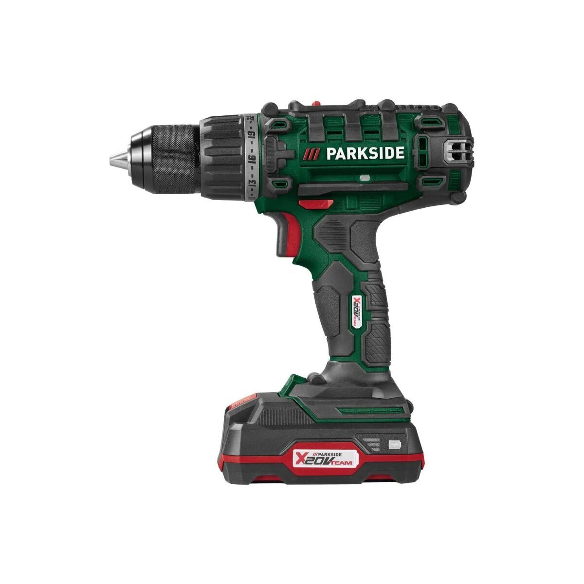 Perceuse-visseuse sans fil PARKSIDE® 20 V « PABS 20-Li G8 », avec batterie et chargeur