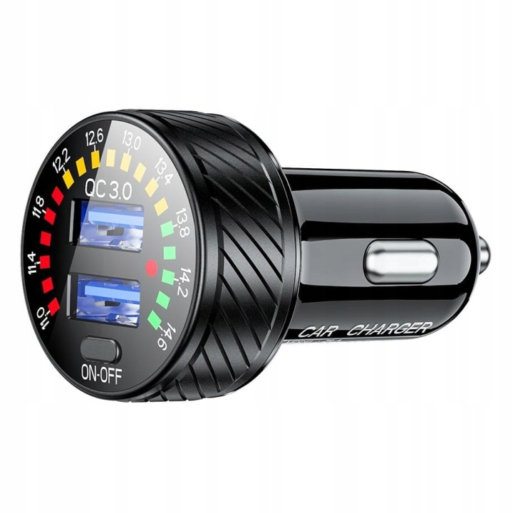 Extremestyle snelle autolader 2 X USB snel opladen