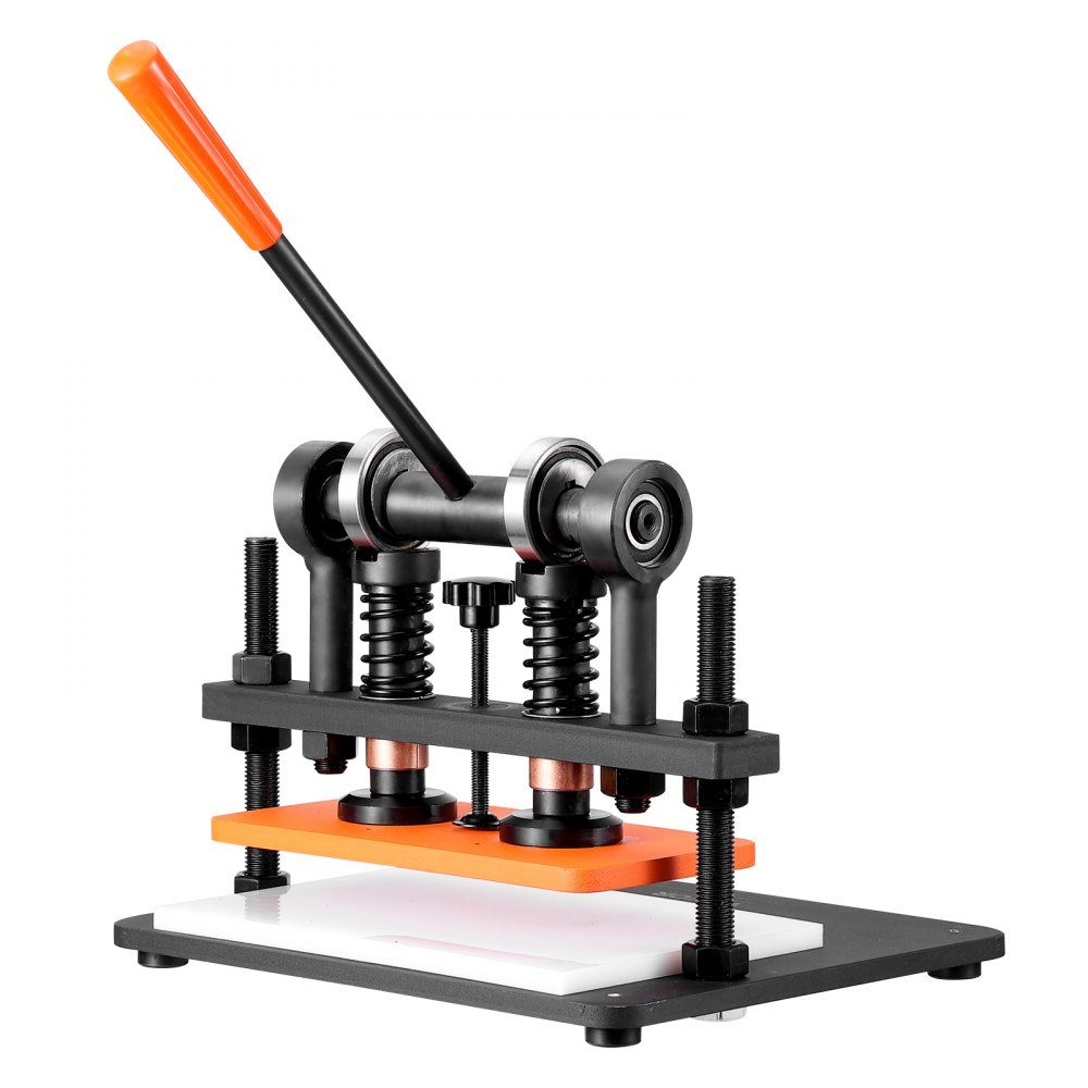 Leather Punching Machine Manual Leather Cutting Machine 28x14cm, Leather Embossing Machine 1.5t Heavy Duty Leather Punching Machine Suitable for leather, PVC/EVA foam, non-adhesive materials