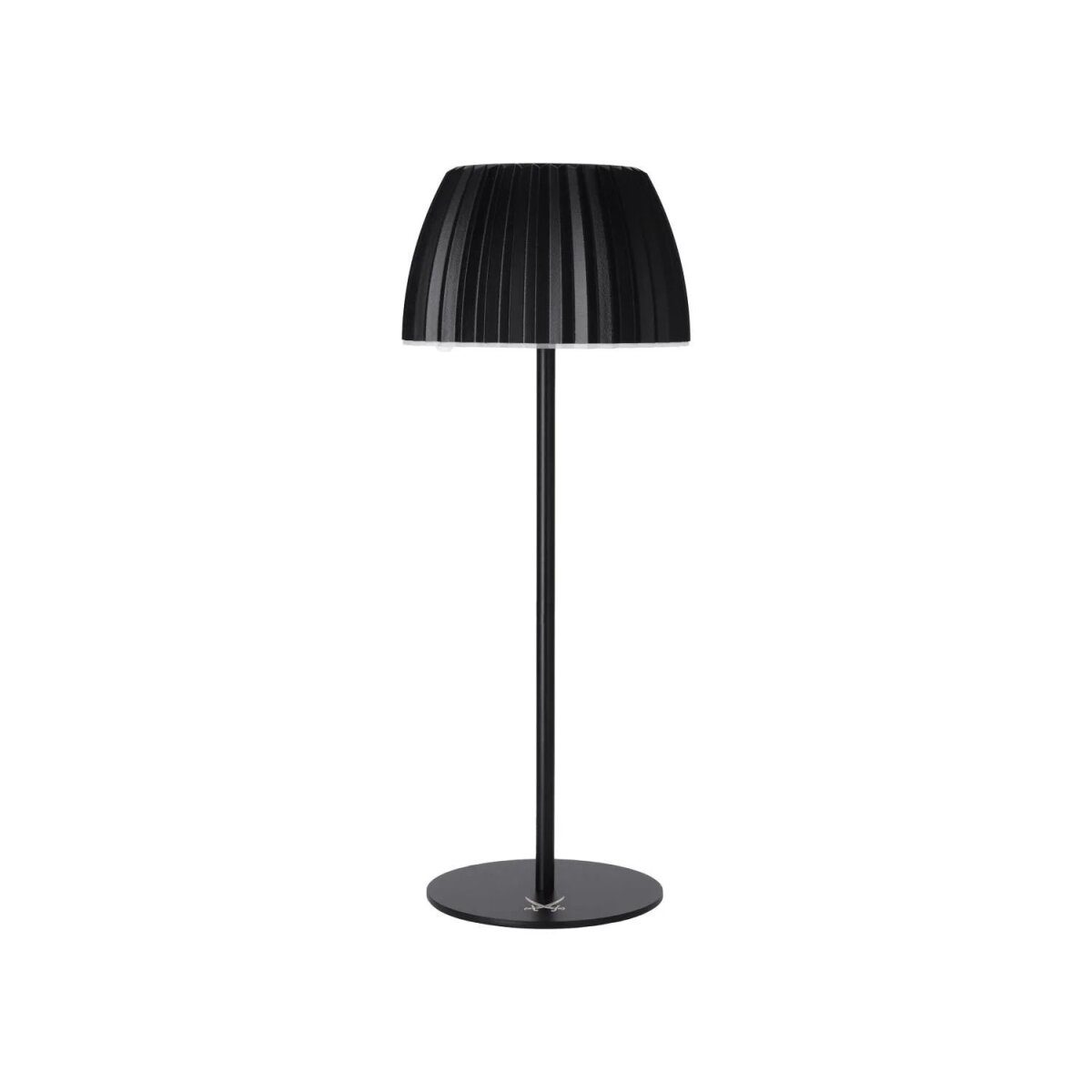 SANSIBAR LED-Akku-Tischleuchte mit USB und Touchdimmer (Schwarz)