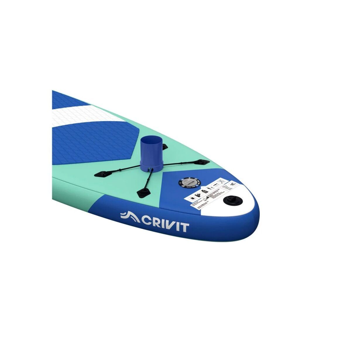 CRIVIT SUP, polyvalent, monochambre, Aquaview, débutants, 140 kg